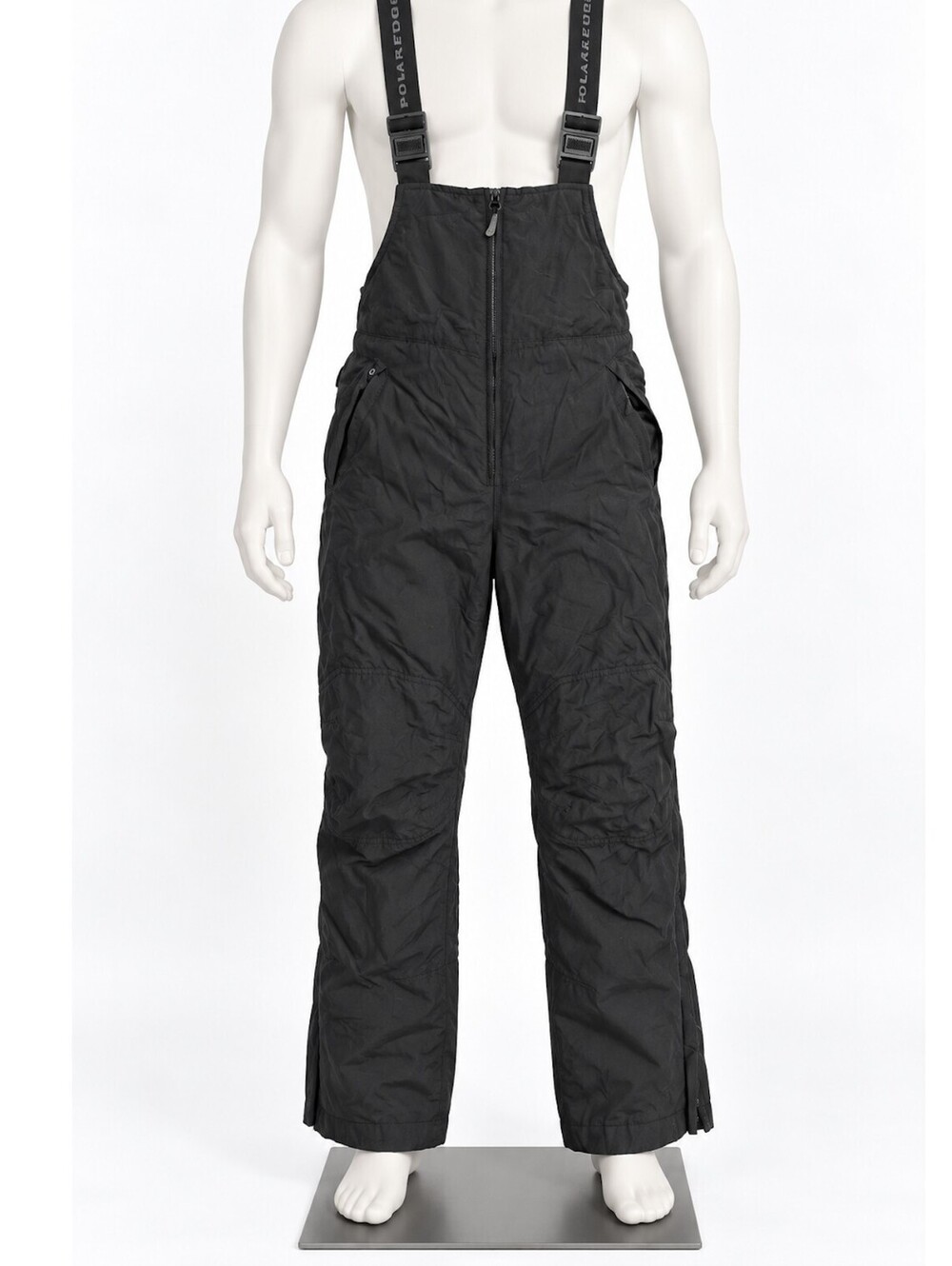 Polar Edge Silver Series Men's XL Black Insulated Ski Snow Bib Overalls